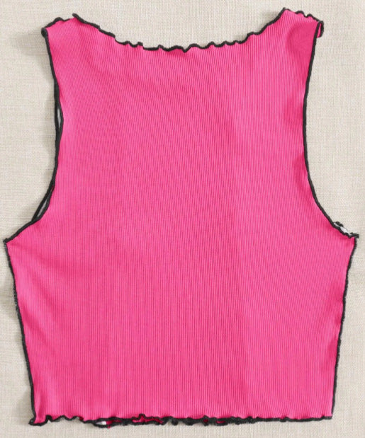 Chaleco Tejido Colorblock con Rayas Laterales para Mujer - Image 20