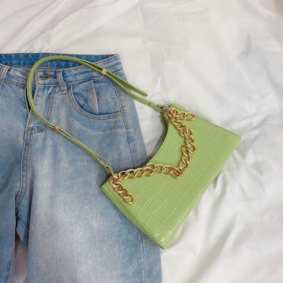 Bolso de Mano con Cadena Gruesa Axilar - Image 25