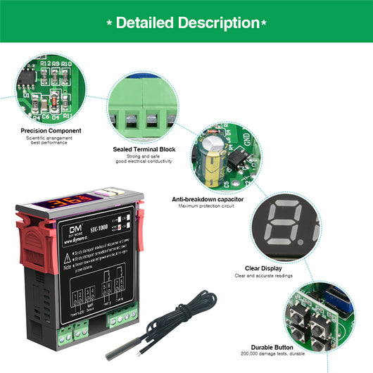 Controlador de Temperatura STC-1000 para Acuarios e Incubadoras - Image 3