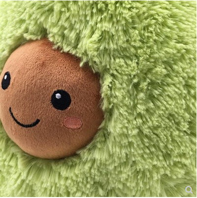 Peluche Aguacate con Planta - Almohada Decorativa Suave - Image 3