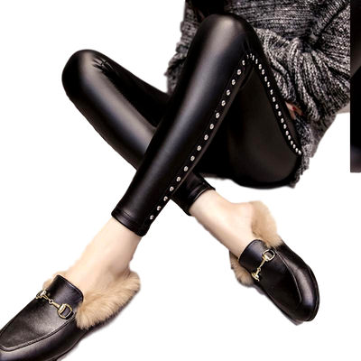 Leggings Tipo Lápiz Veganos con Botones