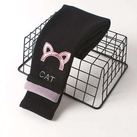 Pantalones para Bebé con Bordado de Gatito Cartoon - Image 14