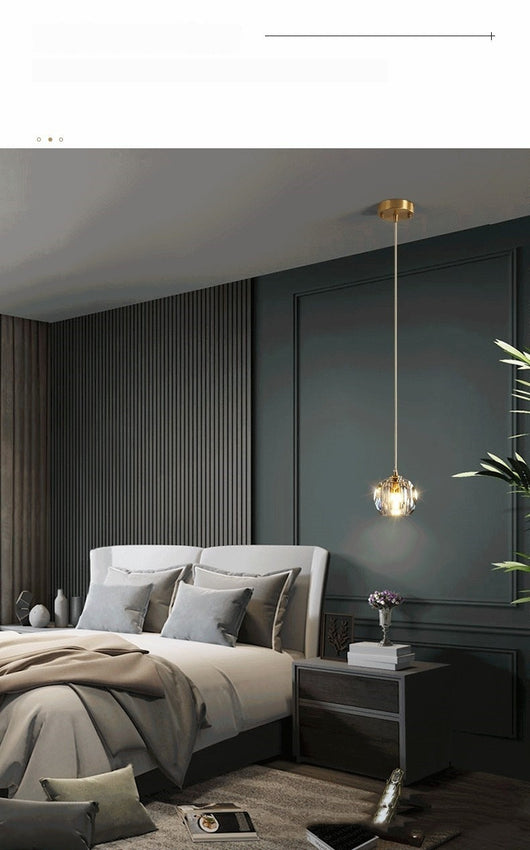 Lámpara Colgante de Cristal LED Minimalista Postmoderna para Comedor - Image 10
