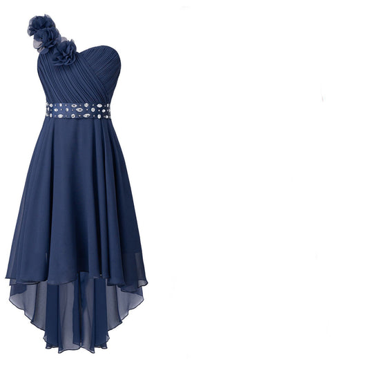 Vestido de Noche Asimétrico Tubo con Hombro Descubierto - Image 7