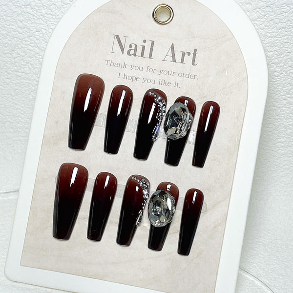 Esmalte de Uñas Degradado Negro Maillard - Manicura Profesional