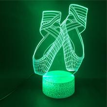 Lámpara LED 3D Bailarina con Control Remoto Inteligente y Colores Ajustables - Image 2