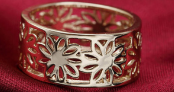 Anillo Calado con Patrón Individual - Image 2