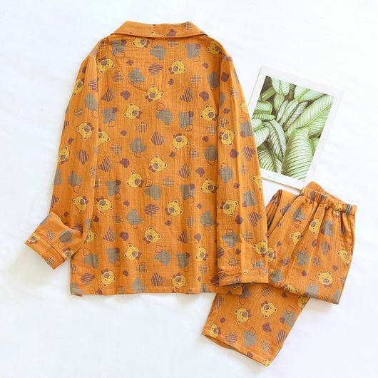 Pijama Suit Jacquard con Solapa - Corte Holgado y Elegante - Image 29