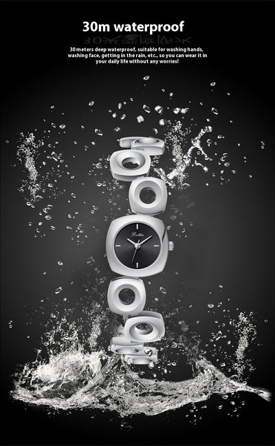 Reloj Pulsera Dorado Calado Moderno para Mujer - Image 16