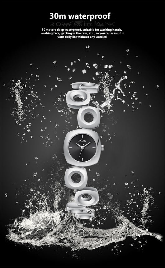 Reloj Pulsera Dorado Calado Moderno para Mujer - Image 16