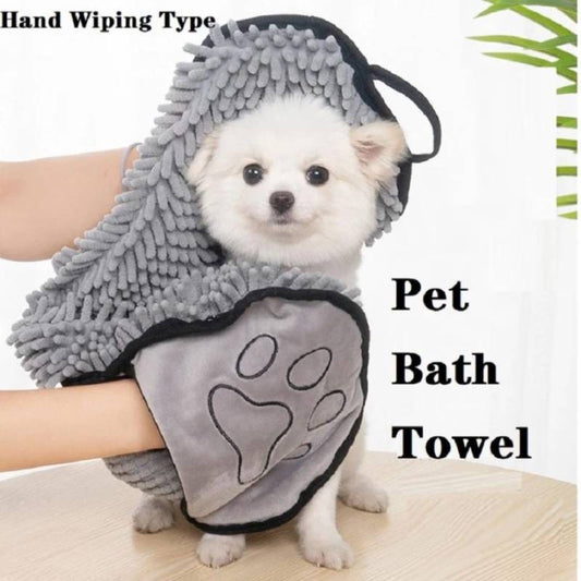 Bata Toalla para Perros y Gatos - Secado Rápido Súper Absorbente