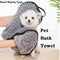 Bata Toalla para Perros y Gatos - Secado Rápido Súper Absorbente