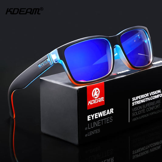 Gafas de Sol para Hombre con Lentes de Película Colorida