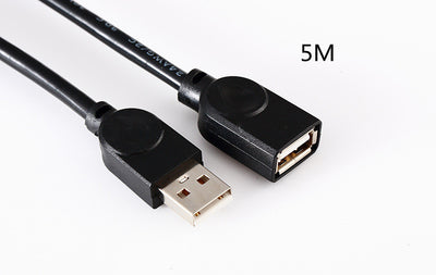 Cable Extensor USB 2.0 Negro con Núcleo de Cobre - Image 7