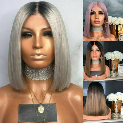 Set de Cabello Gris y Negro