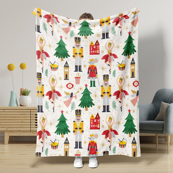 Manta Navideña Cascanueces Multiusos para Toda la Familia