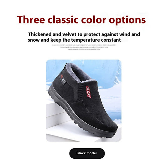 Zapatos Térmicos Acolchados Antideslizantes para Hombre – Estilo Beijing Tradicional - Image 14