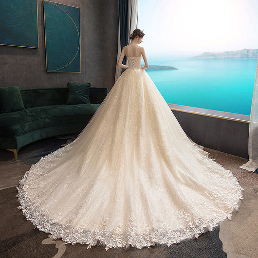 Vestido de Novia Sasen Ligero para Salidas - Image 4