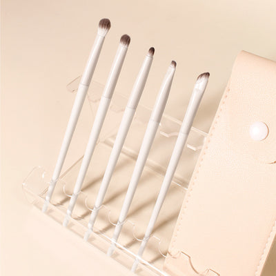 Set de Brochas de Detalle para Ojos Porcelana Cloud - Herramientas de Maquillaje Profesional - Image 3
