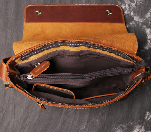 Bolso Bandolera Vintage Artesanal para Hombre - Image 12