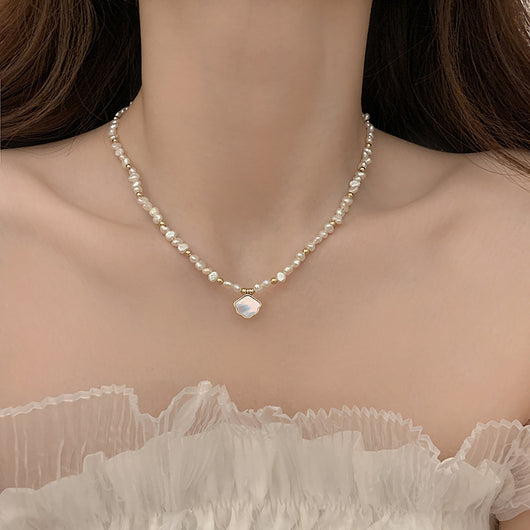 Collar y Pulsera de Perlas de Agua Dulce Naturales - Image 11