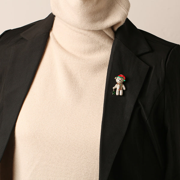 Broche Oso Elegante