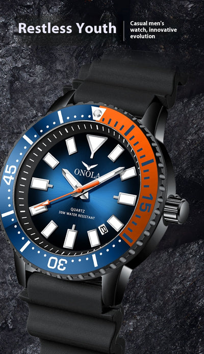 Reloj de Hombre Casual Profesional Resistente al Agua con Movimiento de Cuarzo - Image 10