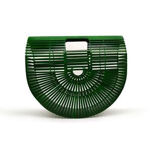 Bolsa de Playa Tejida en Bambú y Ratán - Bolso Creativo para Mujer - Image 11