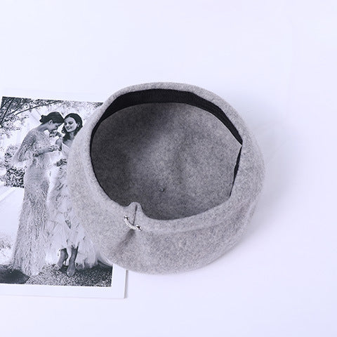 Boina Vintage Británica de Lana para Mujer - Cálida y Versátil - Image 22