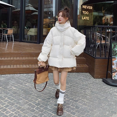 Chaqueta Acolchada de Algodón para Otoño e Invierno - Cálida y Cómoda - Image 4
