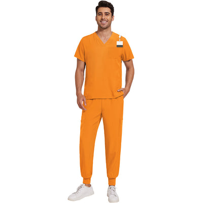 Uniforme de Trabajo Cuello V Ligero y Transpirable para Hombre - Image 6