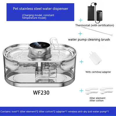 Dispensador de Agua Inteligente para Mascotas con Carga Inalámbrica - Image 7