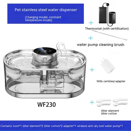 Dispensador de Agua Inteligente para Mascotas con Carga Inalámbrica - Image 7