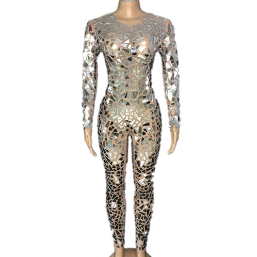 Traje de Lentejuelas Elástico para Mujer - Disfraz de Escenario - Image 4