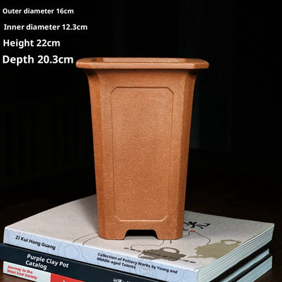 Maceta Zisha Orquídea Ángulo Ancho - Diseño Cuadrado Premium - Image 7