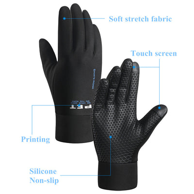 Guantes de Ciclismo Impermeables con Pantalla Táctil y Agarre Antideslizante para Hombre - Image 12