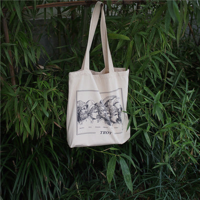 Bolsa de Lona Trojan Portrait con Asa Única para Mujer - Image 17