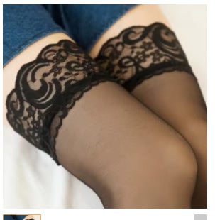 Medias Muslo Encaje Antideslizante - Estilo Sexy y Cómodo - Image 13