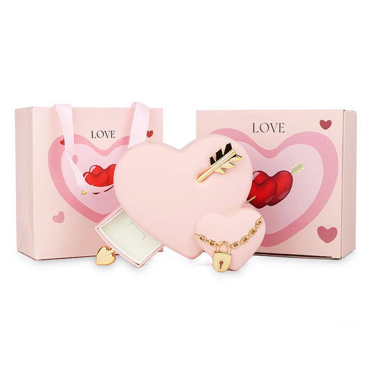 Caja de Joyería Doble Corazón en Plástico - Image 12