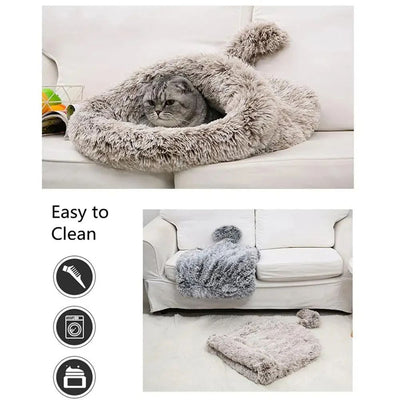 Casa Cama Térmica Acogedora para Mascotas - Refugio Cálido para Gatos y Perros - Image 3
