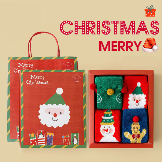 Set de Calcetines Navideños Padre e Hijo con Forro Aterciopelado - Image 9