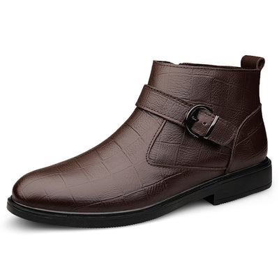 Botas de Cuero Premium Talla Grande: Calidez y Confort para el Invierno - Image 5