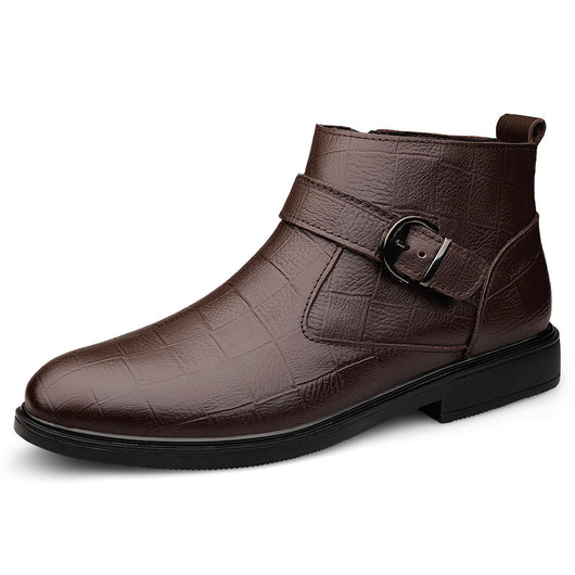 Botas de Cuero Premium Talla Grande: Calidez y Confort para el Invierno - Image 5
