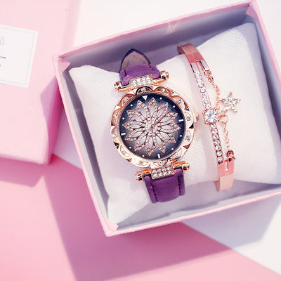 Reloj de Cuarzo Giratorio para Mujer con Diseño Casual - Image 11