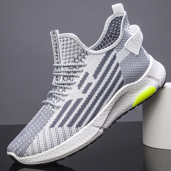 Zapatillas Deportivas Tejidas Transpirables para Correr - Sneakers Modernos para Hombre