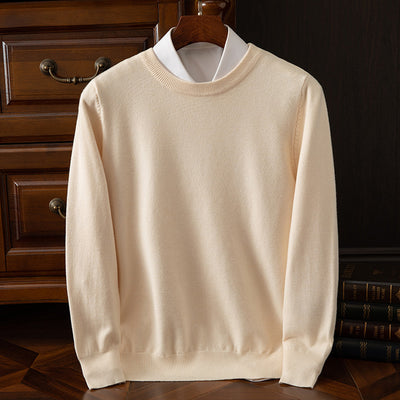 Suéter Holgado de Cuello Redondo para Hombre - Manga Larga Casual y Profesional - Image 8