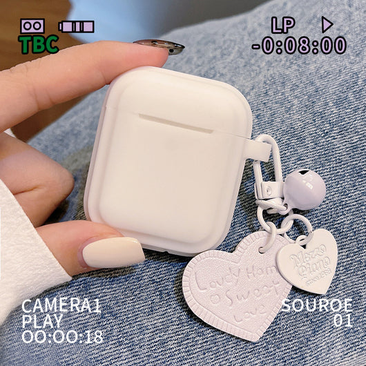 Funda Protectora AirPods Blanco Lechoso Compatible con Apple - Image 3
