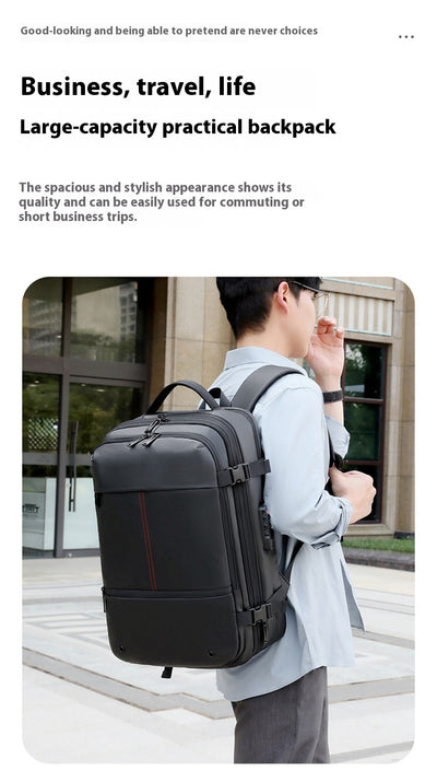 Mochila Ejecutiva de Compresión Inteligente Premium - Image 24