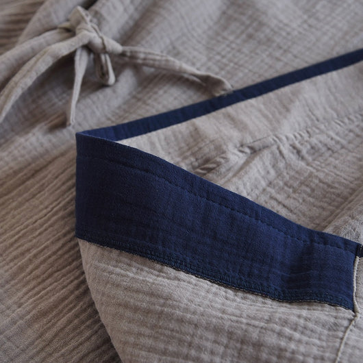 Pijama Kimono Hanfu de Algodón Puro para Hombre - Image 12