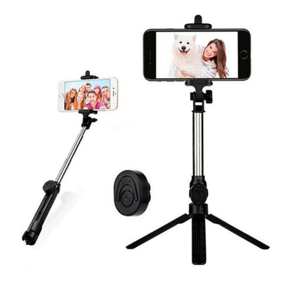 Trípode Selfie Compatible con Apple - Soporte Ajustable para iPhone